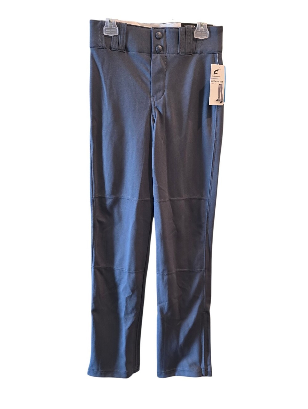 Medium Baseball Pants Open Bottom Loose Fit youth medium Gray graphite 💜